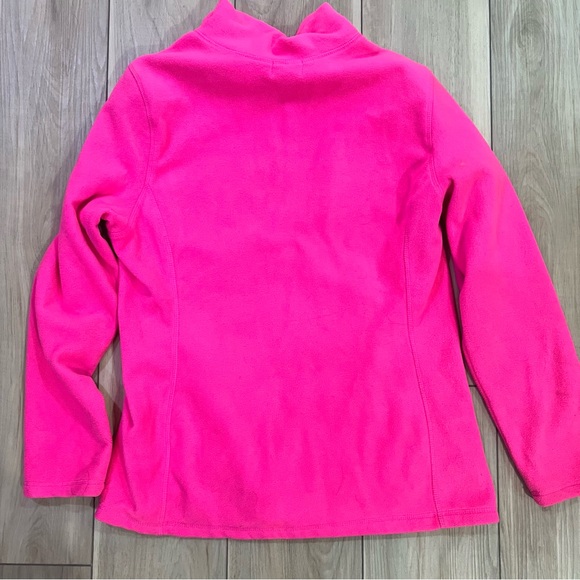 Old Navy Hot Pink Fleece Jacket / L - Picture 3 of 3